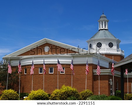The American Flag Memorial Site in Eastlake, Ohio