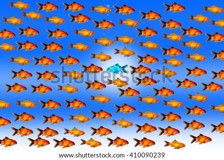 Similar – Image, Stock Photo Swimming against the current