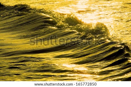 Golden wave
