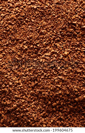 Soluble coffee background