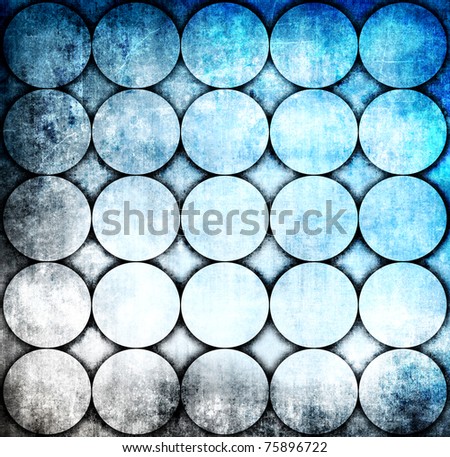 Grunge abstract circles texture
