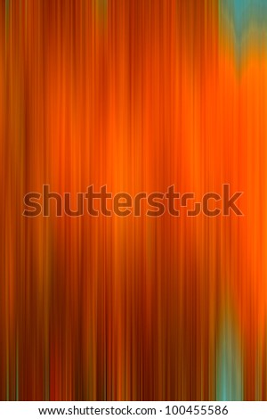 Abstract Turquoise and Orange Pattern