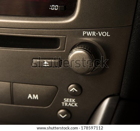 car interior audio control system