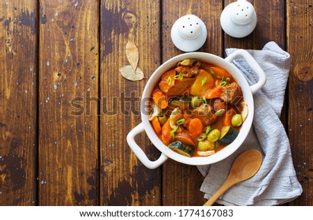 Similar – Image, Stock Photo Flat lay with zucchini flowers