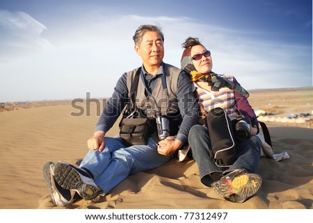 In Oct. 2010, my whole family drove to the largest desert in China. Explore the desert and enjoy the fun.