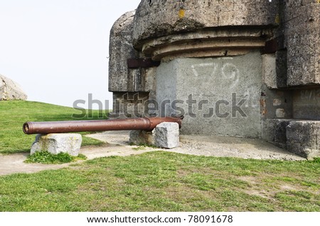 world war two bunker in normandy france