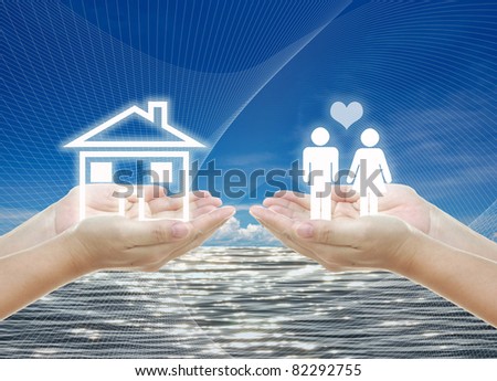 idea artwork for HOME building ,planning, family concepts .