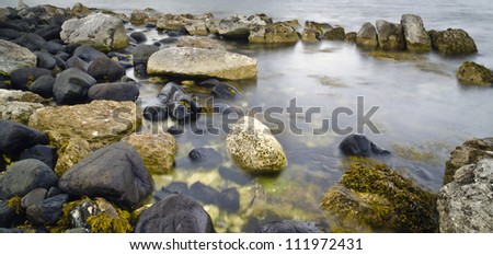 A seaside rock pool
