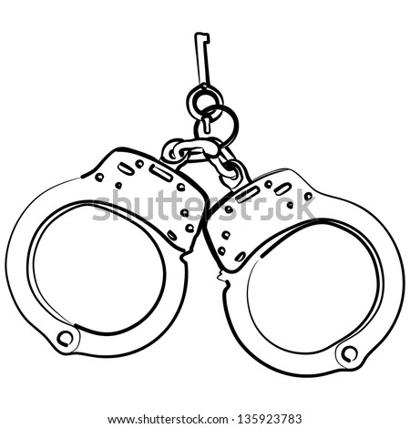 Handcuffs, Illustration - 135923783 : Shutterstock