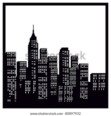 New York City Stock Vector Illustration 80897932 : Shutterstock