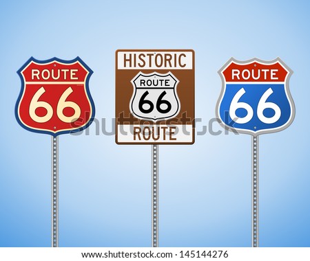 Route 66 Vintage Signs