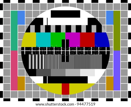 PAL TV test signal