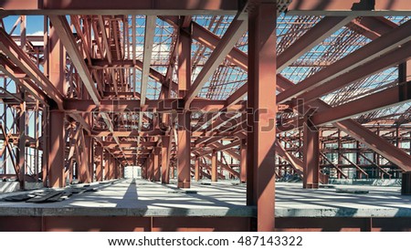 Similar – Image, Stock Photo Lattice construction under the bridge in Hamburg