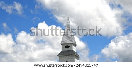 Image, Stock Photo steeple in front of sky