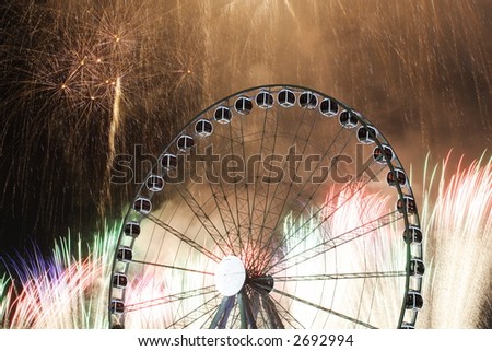 Fireworks at the Eye, Malaysia