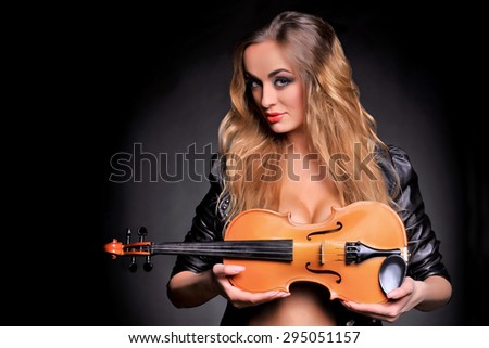 People  woman  violin