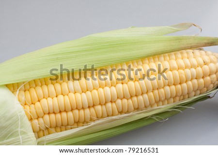 A fresh corn the source of vitamins and carbohydrate