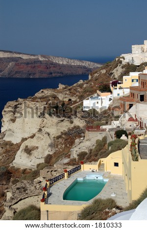 cliffside hotels and villas in oia santorini greece islands