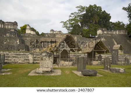 great plaza tikal guatemala acropolis palace temple I temple of the great jaguar