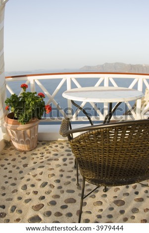 santorini house villa restaurant cafe patio dining view incredible greek islands