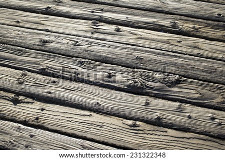 damaged timber floor - Old timber wood