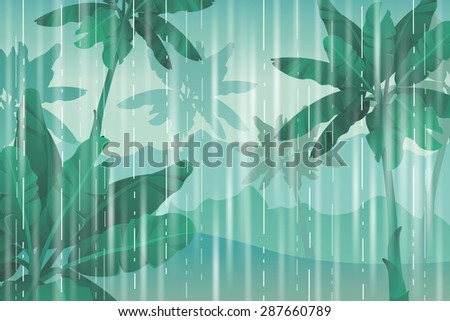 rain in the jungle