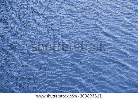 blue water background with gentle waves or ripples