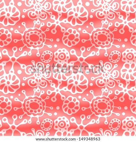 Seamless pattern -  simple floral background