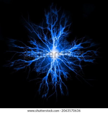 Image, Stock Photo Plasma Ball Lightning