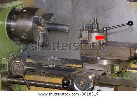 Lethe set to cut metal; High speed machine