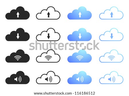 Cloud Computing Icons - Set 2