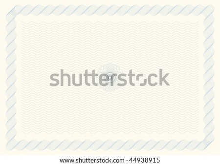 Vector Illustration of Certificate Background (line blends intact for easy editing)