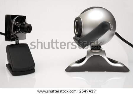 Two web-cams looking at each other