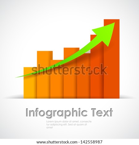 illustration of Infograph Business Bargraph