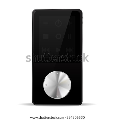 MP3 Player. Vector isolated on white background.