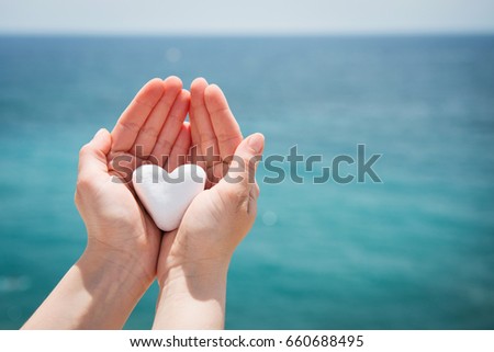 Similar – Image, Stock Photo Stone Hearts Happy