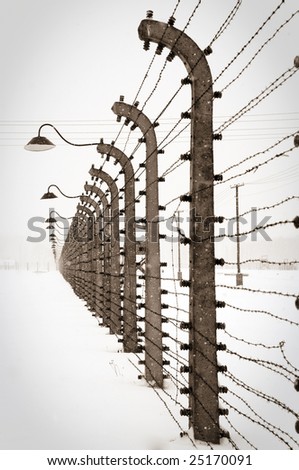 Auschwitz Barbed Wire Fence, Poland