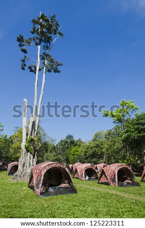 Camping site with nature