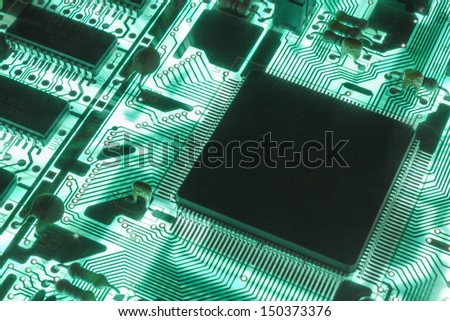Green electric circuit of a computer