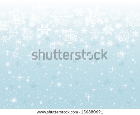 Similar – Image, Stock Photo Flashed snowflakes at blue hour in early morning. White dots on blue background.