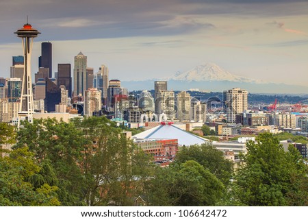 The Seattle skyline from Kerry Park