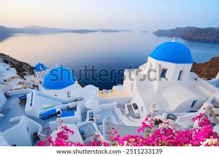 Image, Stock Photo SANTORINI