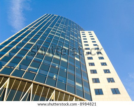glass skyscraper business tower