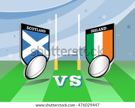 Rugby championship, Scotland vs Ireland match