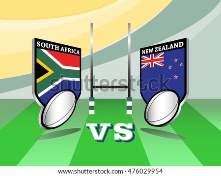 Rugby championship, South Africa vs New Zealand match