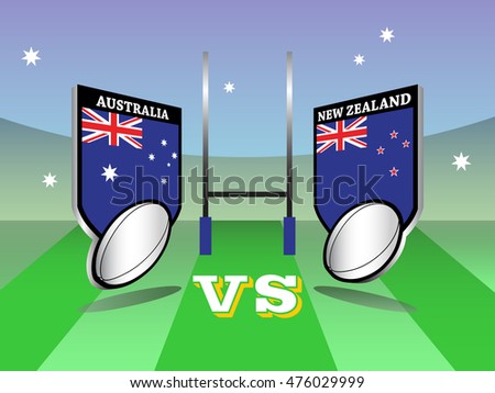 Rugby championship, Australia vs New Zealand