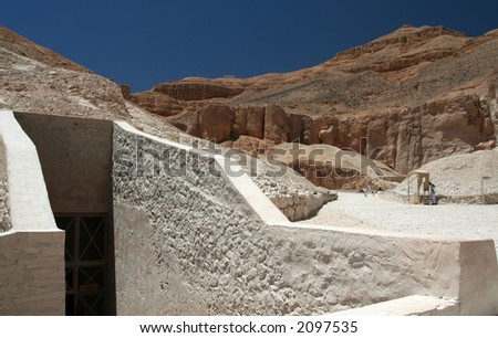 Tomb of King Ramses III. in Valley of the Kings, Egypt