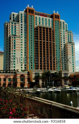 Hotel in the Convention Center area, Tampa, Florida, USA.