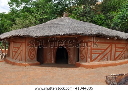 traditional african village,Mpumalanga province,South Africa