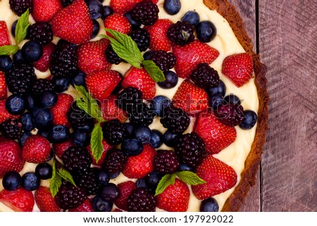berry tart